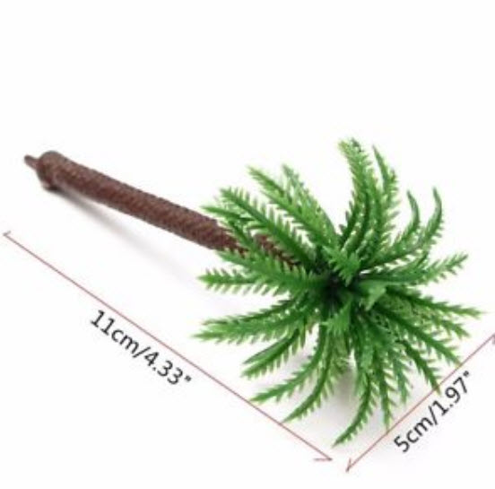 ต้นปาล์ม (สเกล 1:100) สูง 13 ซ.ม. / 5 ต้น