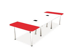 โต๊ะประชุมผิวเมลามีนอย่างดี มีหลายสี ขนาด 360*120*75 ซม.