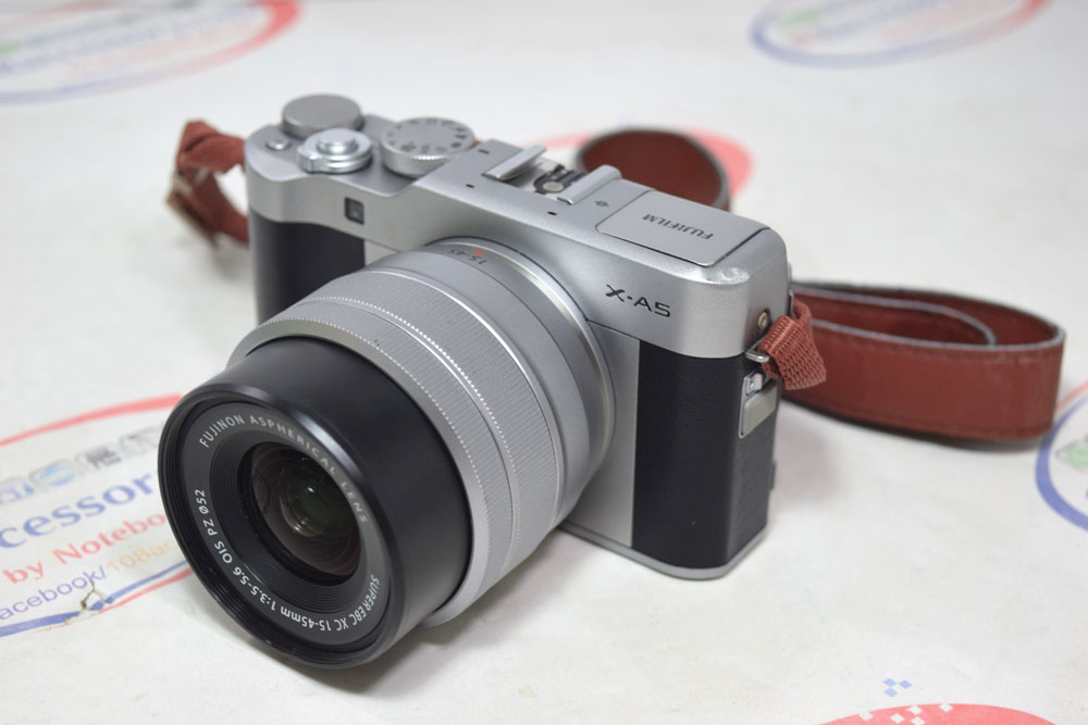 ขาย กล้อง Fujifilm X-A5 + พร้อมเลนส์ 15-45mm สีดำ กล้องศูนย์ อุปกรณ์ครบ