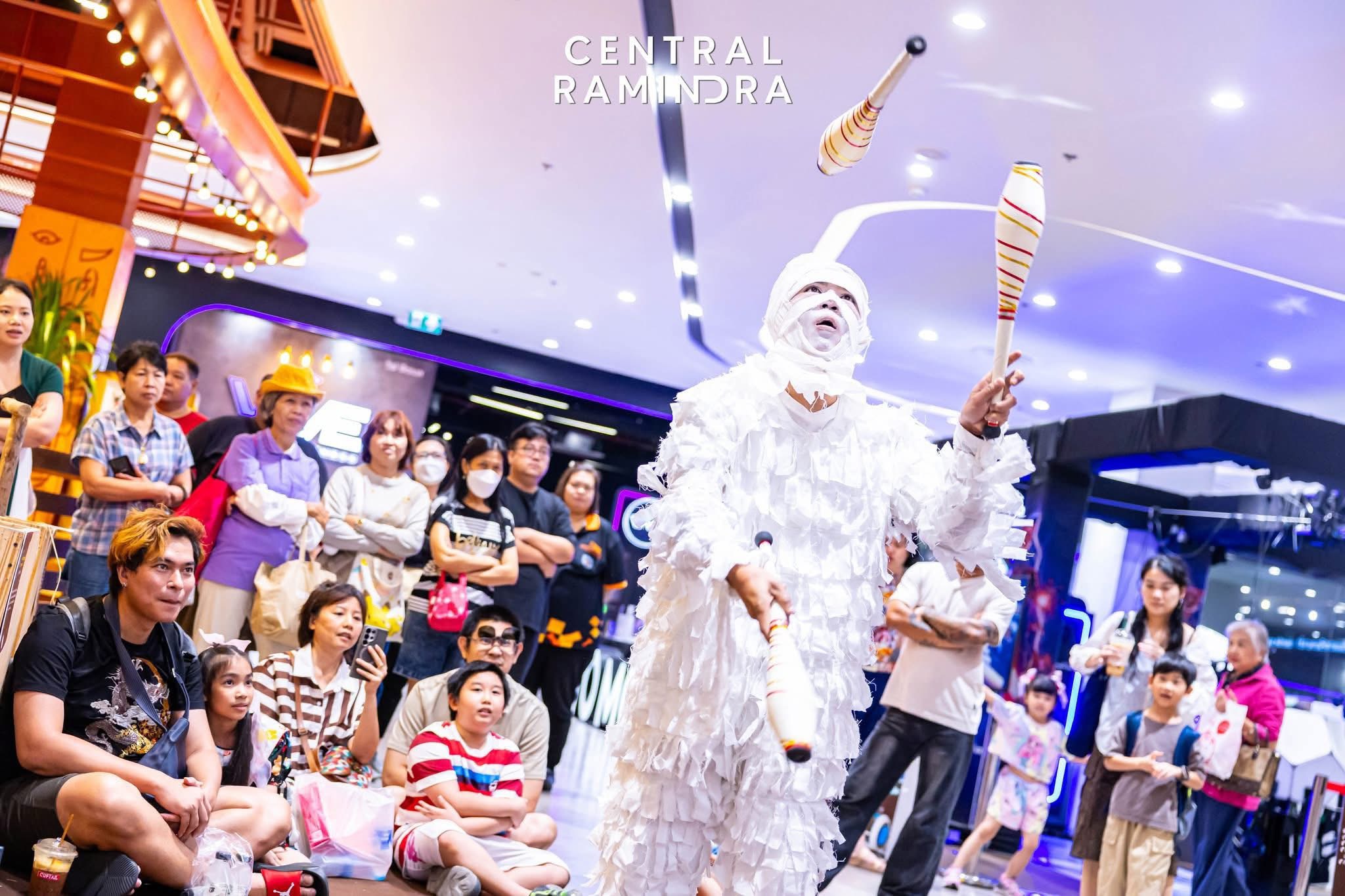 จักกลิ้งโชว์ โยนบอล โยนห่วง โยนคลับ