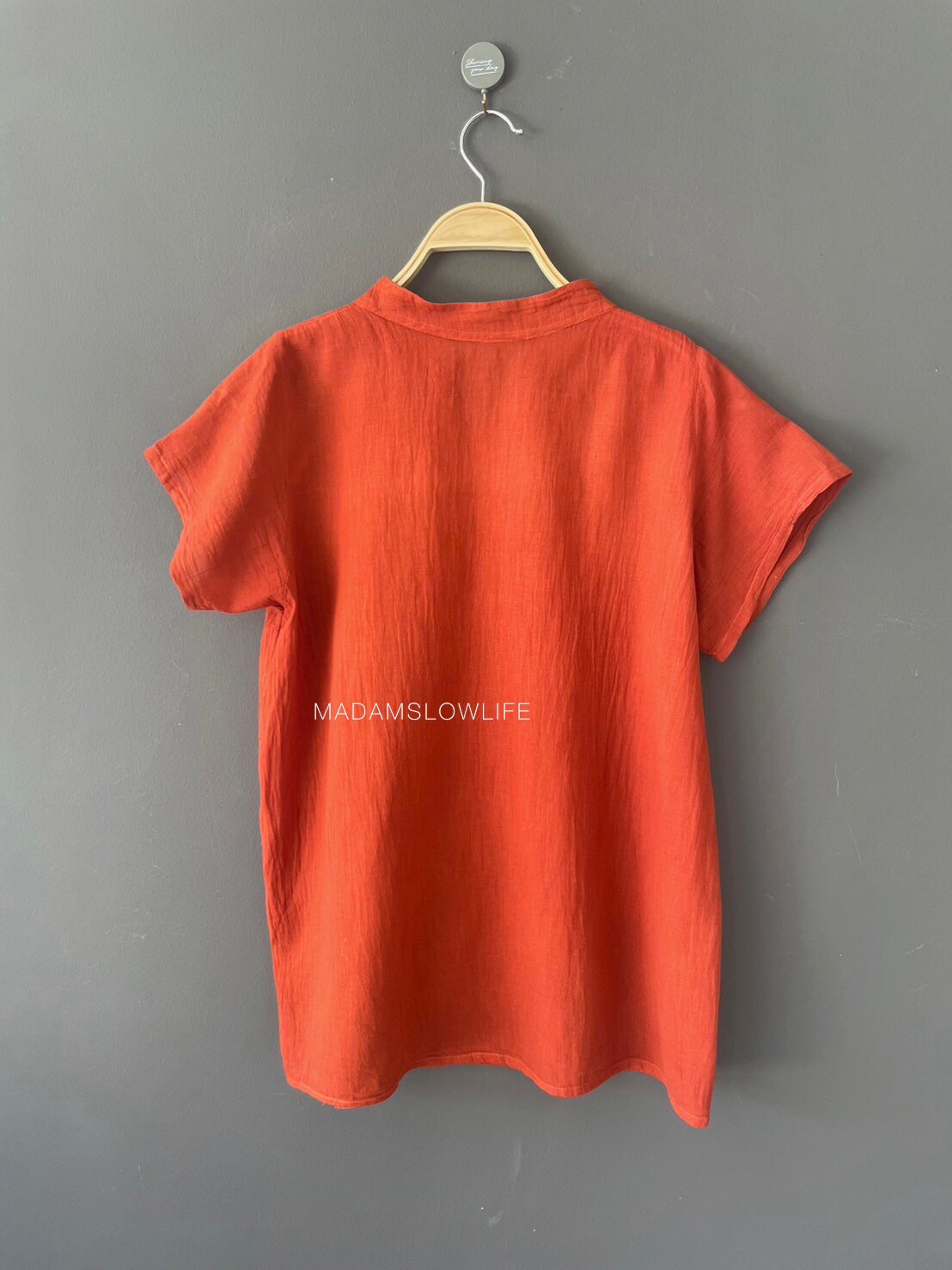 เสื้อผู้หญิง Size F สีส้มเข้ม