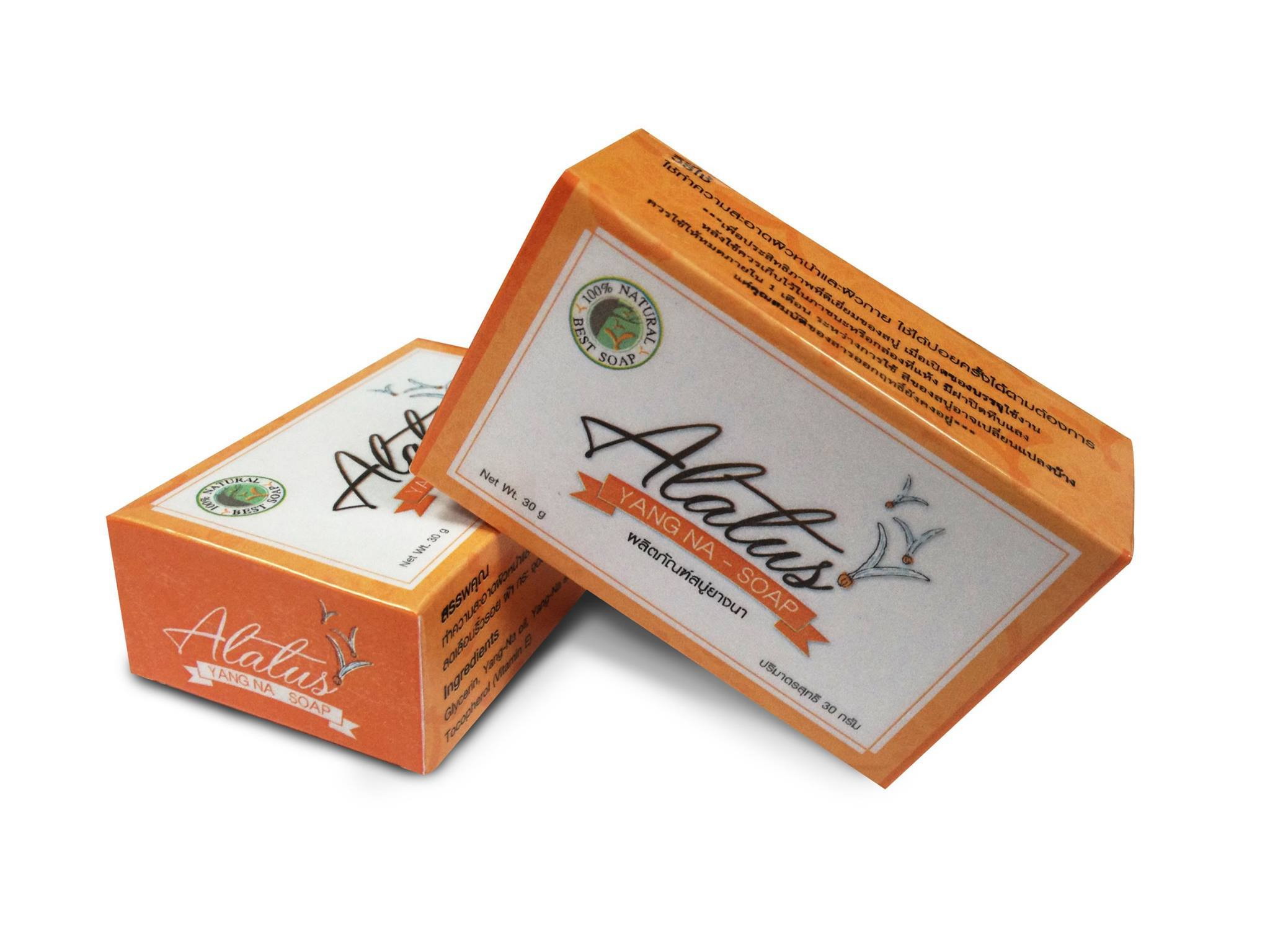 แพ็ค 3 ก้อน สบู่ยางนา (Alatus Yang Na Soap)