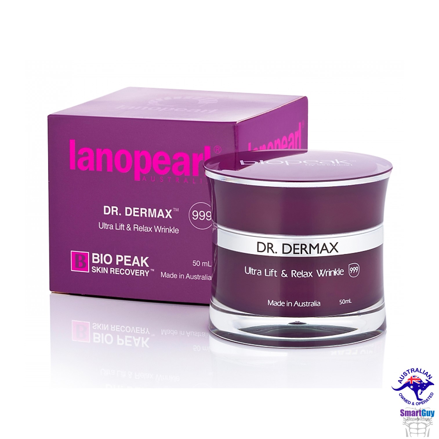 Lanopearl Dr.Dermax Ultra Lift & Relax Wrinkle 50ml. ครีมบำรุงผิวหน้าสูตรพรีเมี่ยมจากวิตามินสารสกัดธรรมชาติมากมายช่วยลดริ้วรอยปรับผิวหน้าตึงกระชับกระจ่างใสย้อนวัยผิวหน้าสูตรเข้มข้นสินค้านำเข้ารับประกันของแท้จากออสเตรเลีย