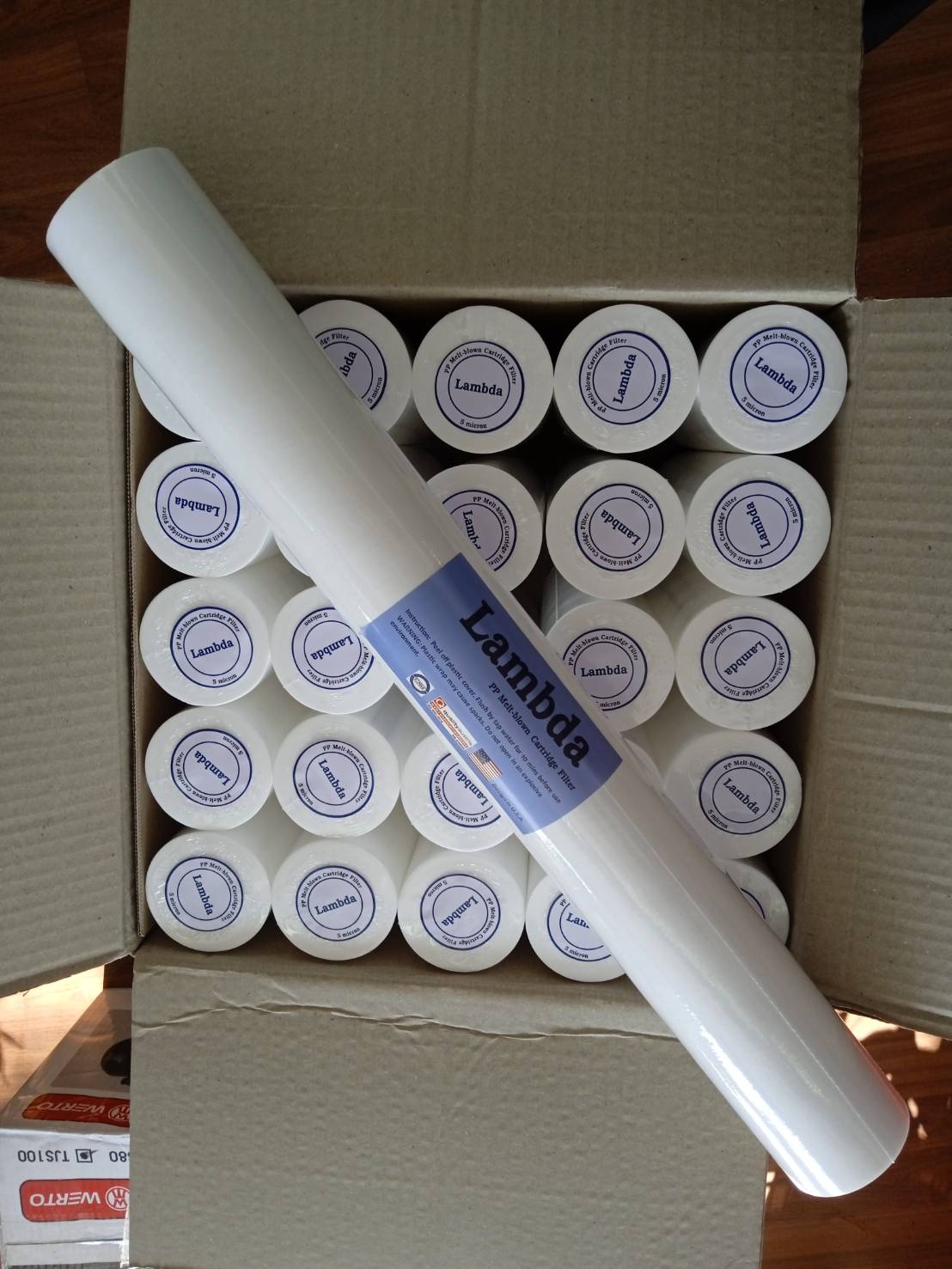 ไส้กรองน้ำ PP 20นิ้ว ยกลัง 25ชิ้น 750บาท