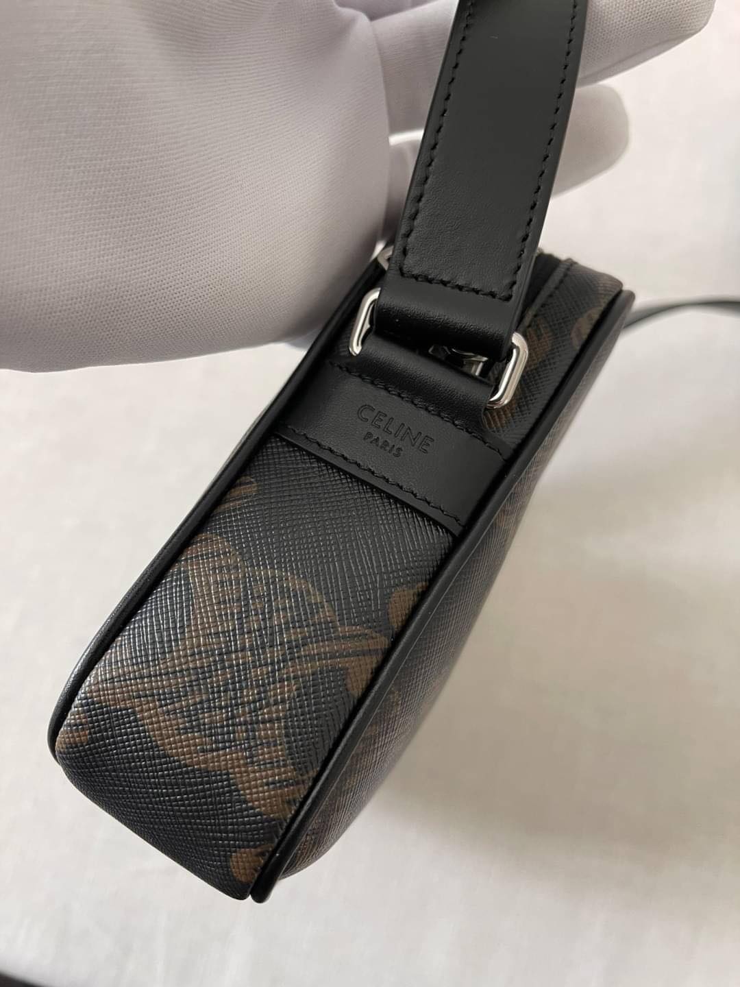 New Celine Triomphe Logo-Printed Camera Bag