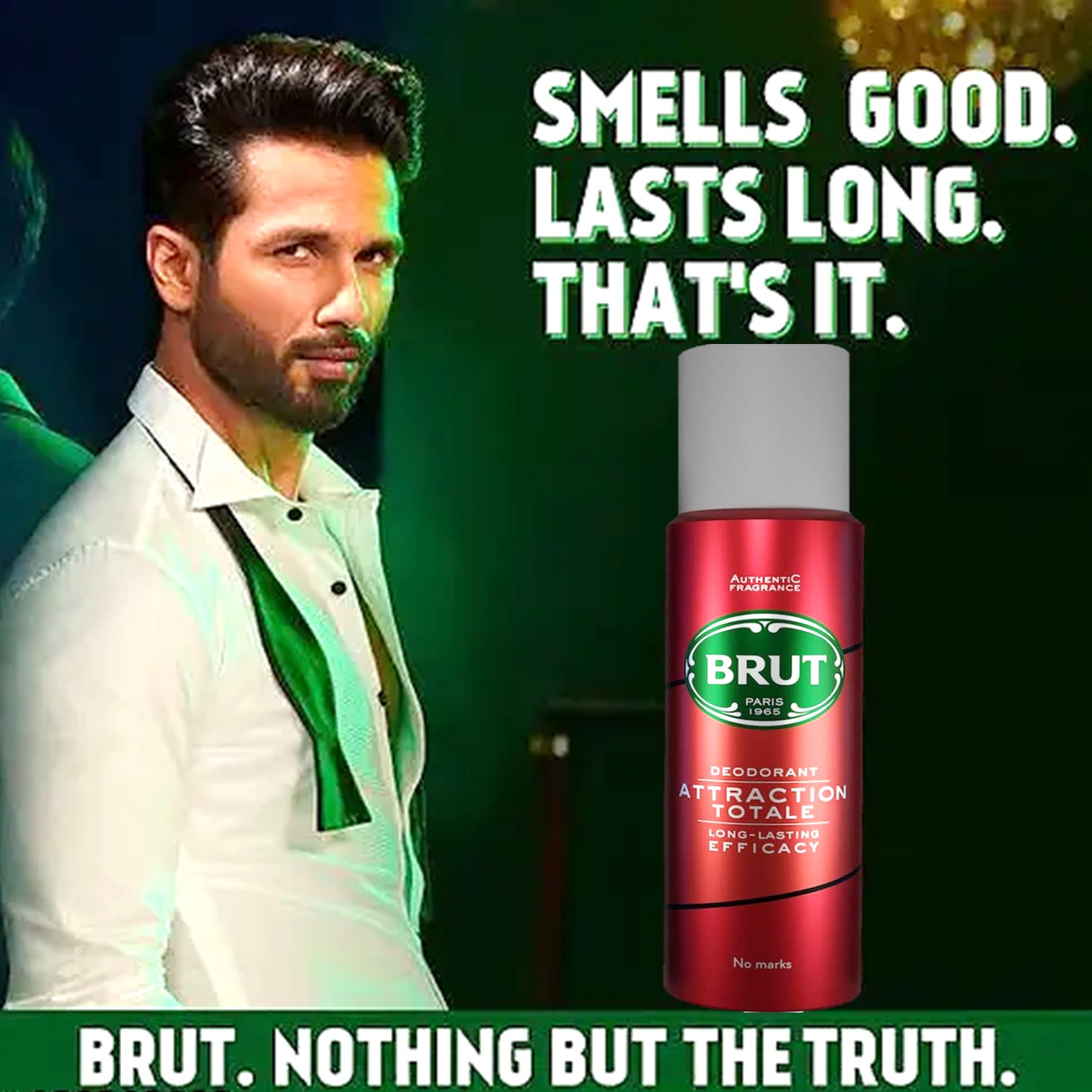 Brut Attraction Totale Deodorant Body Spray for Men 200ml สเปรย์ระงับกลิ่นกายกลิ่นใหม่สุดพิเศษสินค้านำเข้าจากต่างประเทศของแท้พร้อมส่ง