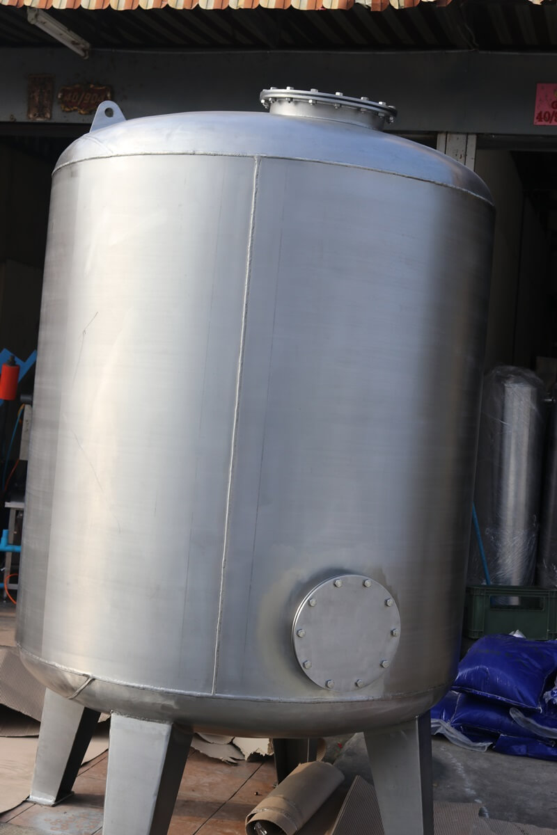 ถังกรองสแตนเลส60นิ้ว150ซม.x150ซม.x3มม