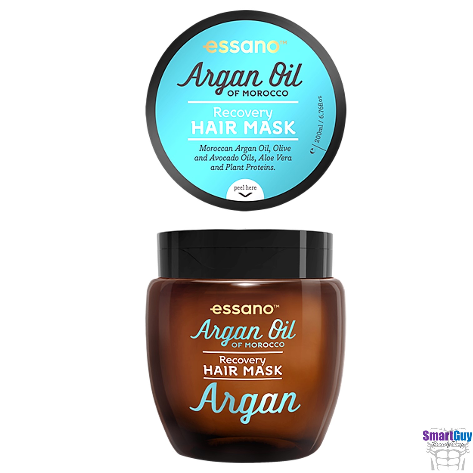 ESSANO Argan Oil Of Morocco Recovery Hair Mask 200ml. ผลิตภัณฑ์มาส์คบำรุงฟื้นฟูสภาพเส้นผมและหนังศีรษะสูตรพรีเมี่ยมของแท้จากนิวซีแลนด์