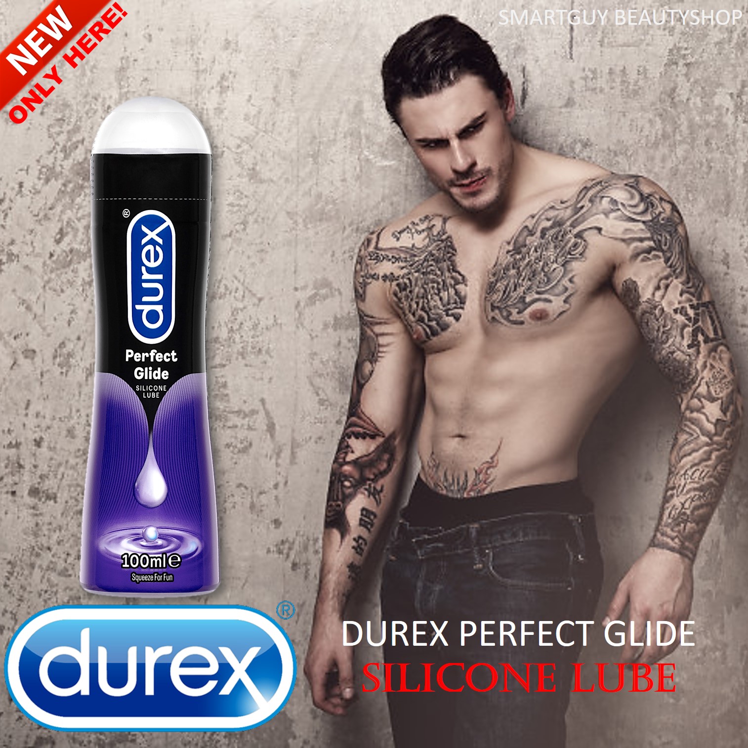 Durex Perfect Glide Silicone Lube 100mL ผลิตภัณฑ์เจลหล่อลื่นสูตรซิลิโคนเนื้อบางเบากลิ่นหอมใหม่จากดูเร็กซ์ สินค้านำเข้าจากต่างประเทศ