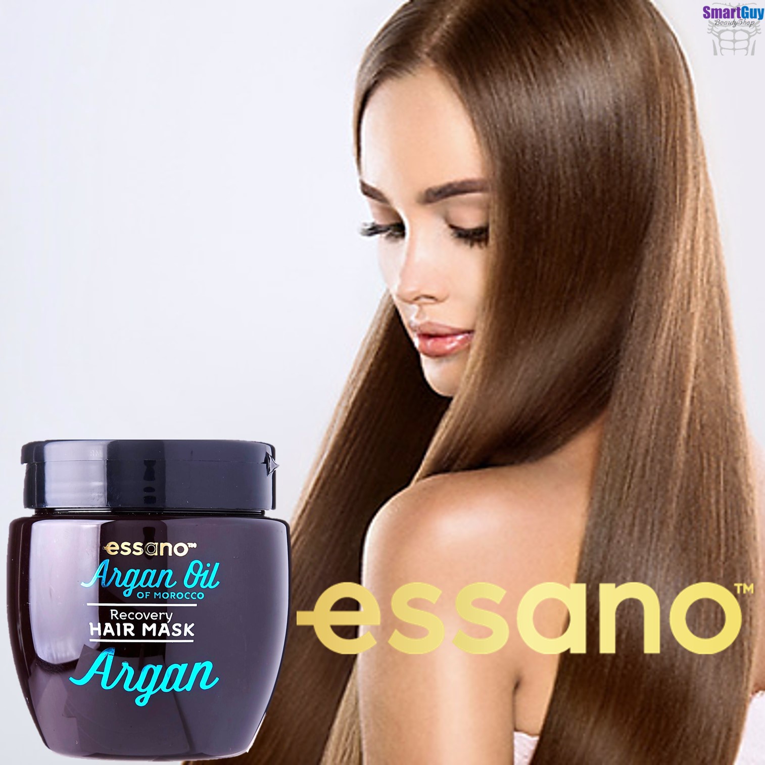 ESSANO Argan Oil Of Morocco Recovery Hair Mask 200ml. ผลิตภัณฑ์มาส์คบำรุงฟื้นฟูสภาพเส้นผมและหนังศีรษะสูตรพรีเมี่ยมของแท้จากนิวซีแลนด์
