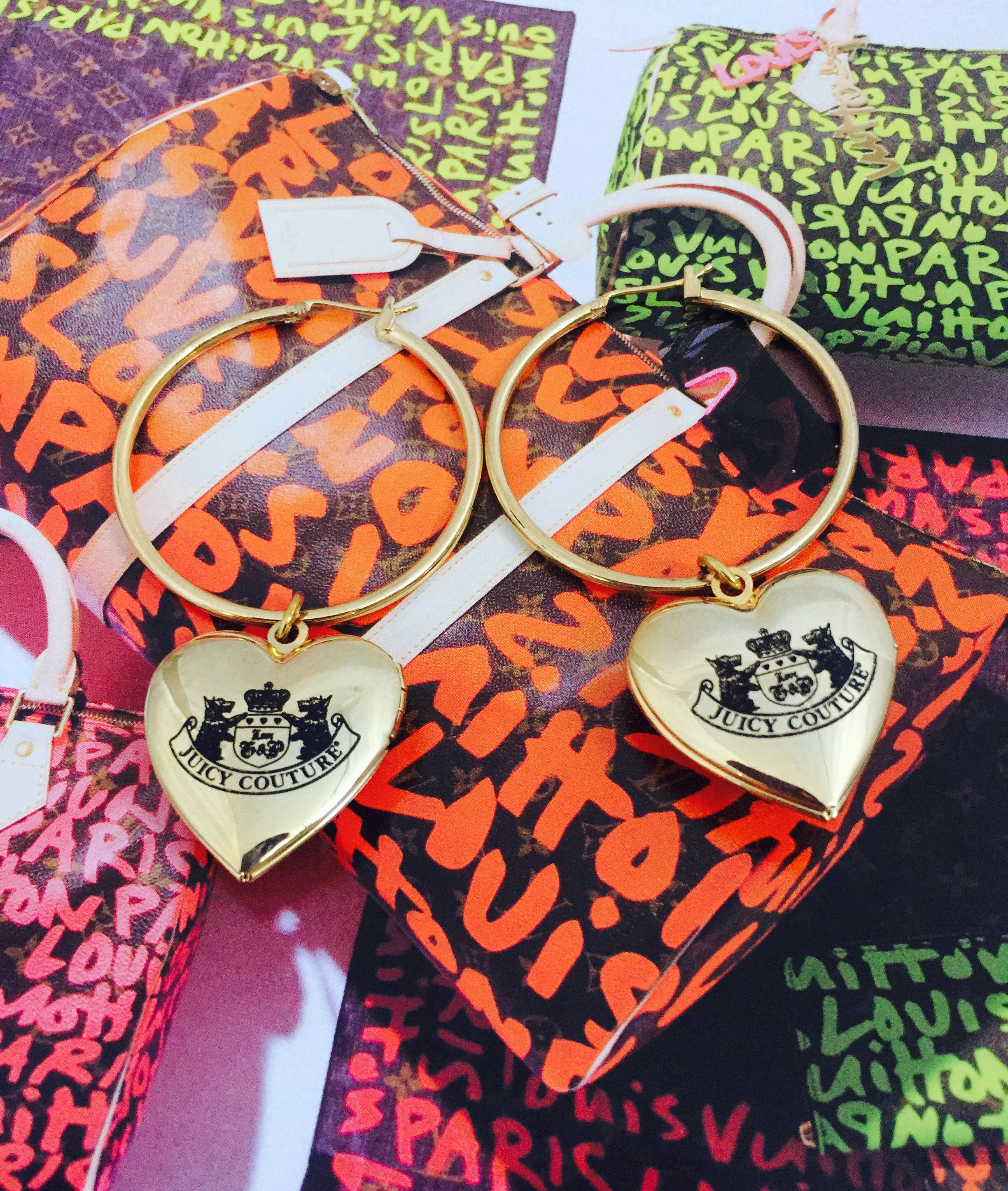 Juicy Couture Gold Earrings