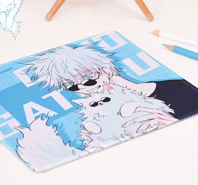 แผ่นรองเมาส์ ลาย Gojo Satoru จากเรื่อง Jujutsu Kaisen มหาเวทย์ผนึกมาร