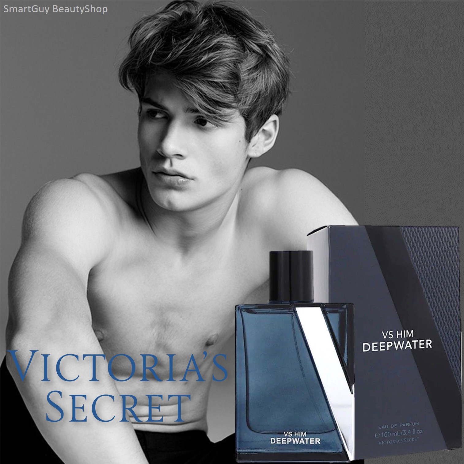 Victoria’s Secret VS HIM Deepwater Fragrance Eau De Parfum 100ml น้ำหอมผู้ชายกลิ่นใหม่ล่าสุดลิขสิทธิ์แท้จากช็อปวิคตอเรียซีเคร็ท