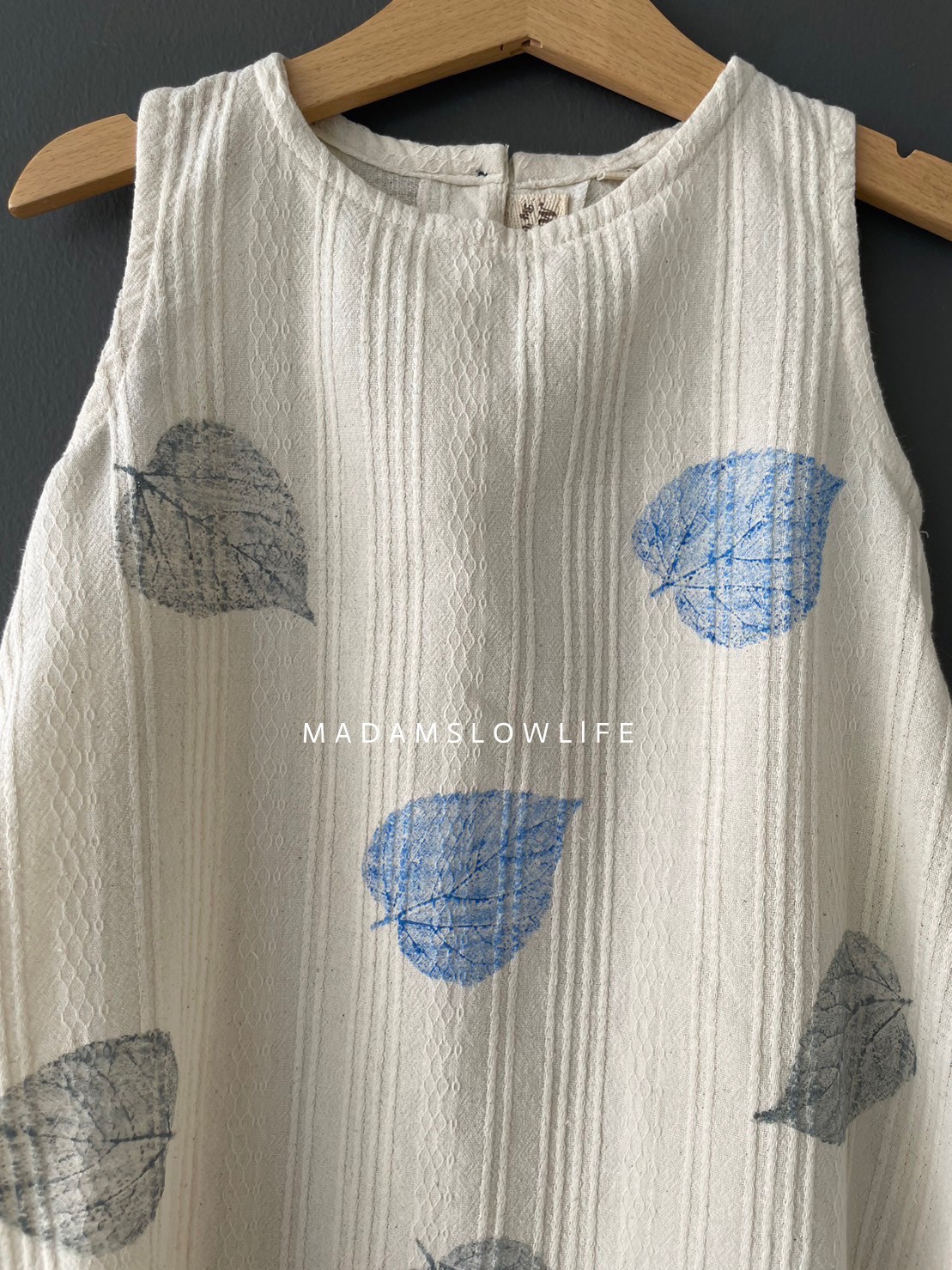 คอลเลคชั่นผ้าคอตตอนพรีเมียม ใบสีฟ้าเขียวน่ารัก ตรีมครอบครัว (รับผลิตออเดอร์)