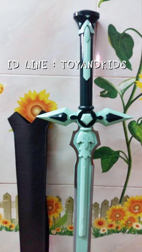 ดาบคอสเพลย์ Sword Art Online ดาบคิริโตะ (Dark Repulser) สีเขียว