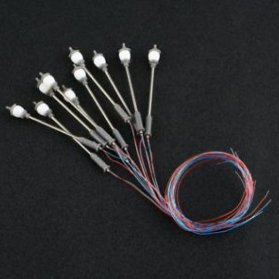 เสาโคมเดี่ยวโลหะ 3V สูง 6.3 ซ.ม. / 5 ต้น (พรีเมี่ยม)