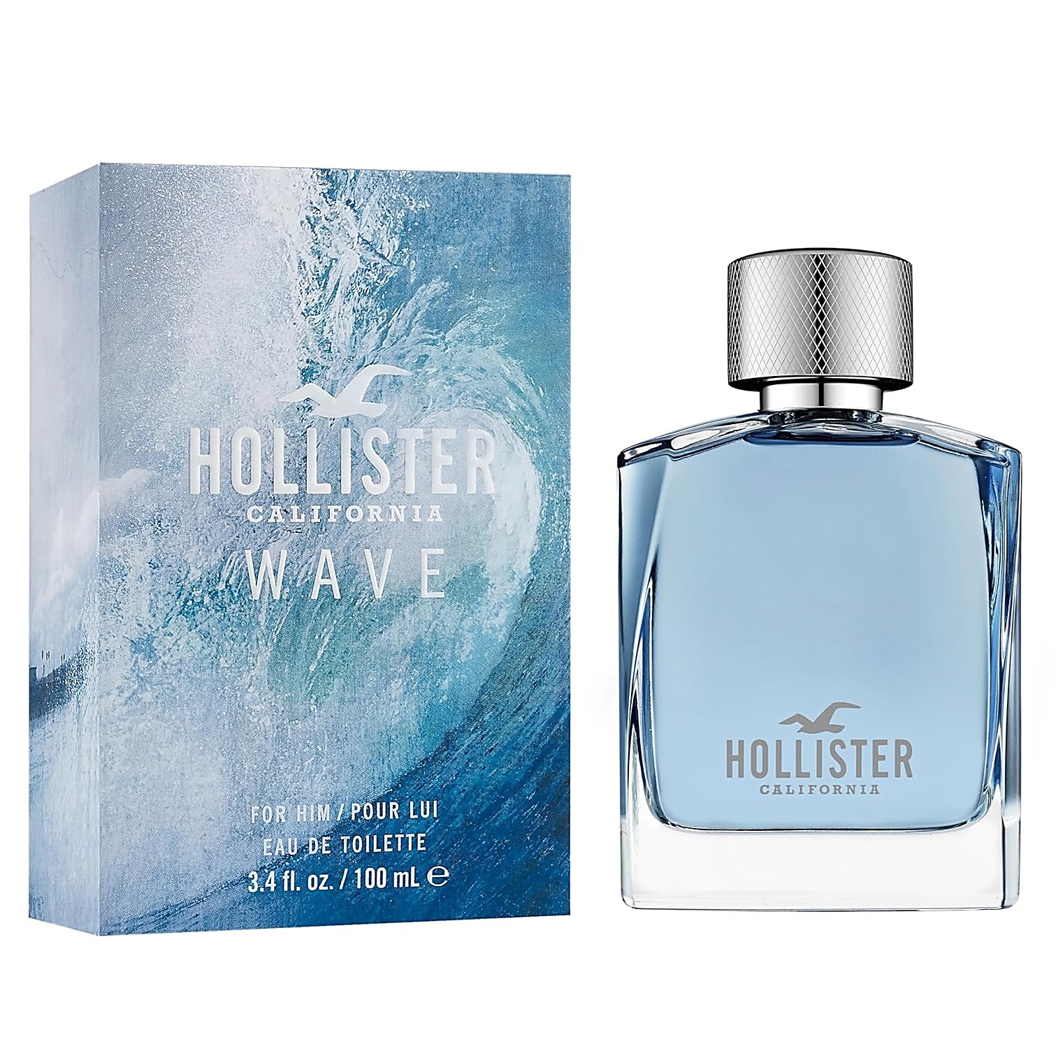 Hollister California Wave For Him Eau De Toilette 100ml น้ำหอมผู้ชายกลิ่นหอมเย็นสดชื่นสุดคูลสินค้านำเข้าจากออสเตรเลียรับประกันของแท้พร้อมส่ง