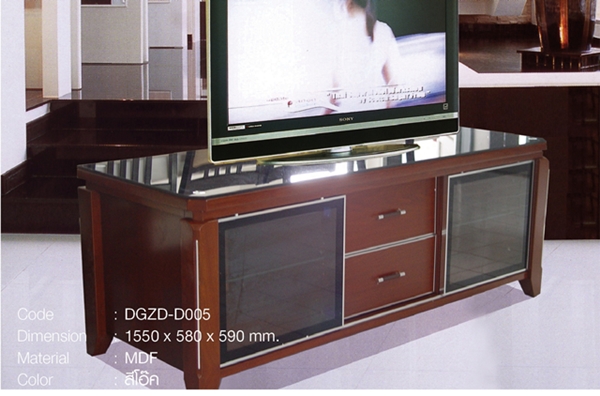 ตู้โชว์ MAXIM 2 หน้าโต๊ะปูกระจกดำ ขนาด 155x58x59 ซม.