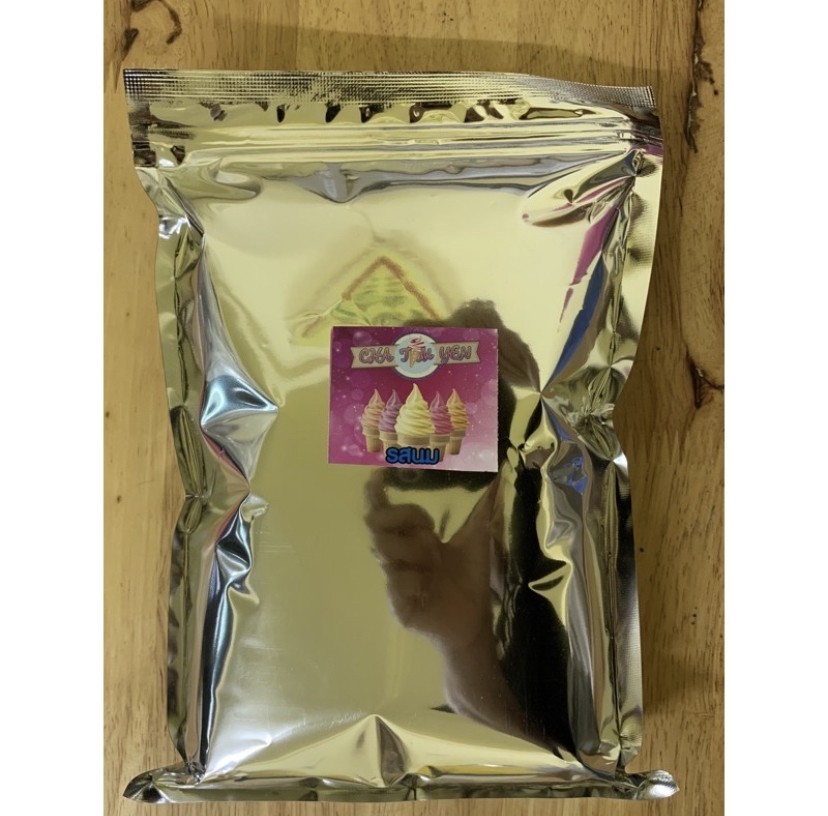 ผงนมไอศกรีมสำเร็จรูป ซอฟเสริฟ รสชาเขียว สำหรับ 6 ถุง ( น้ำหนัก 6 กิโลกรัม)