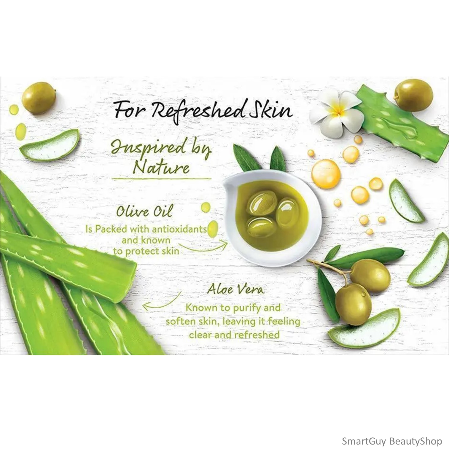 Pears Naturalé Detoxifying Soap Bar Aloe Vera 125g Pack of 4 4 สบู่อาบน้ำทำความสะอาดผิวกายสูตรพิเศษใหม่ล่าสุดสินค้านำเข้าจากออสเตรเลียของแท้พร้อมส่ง