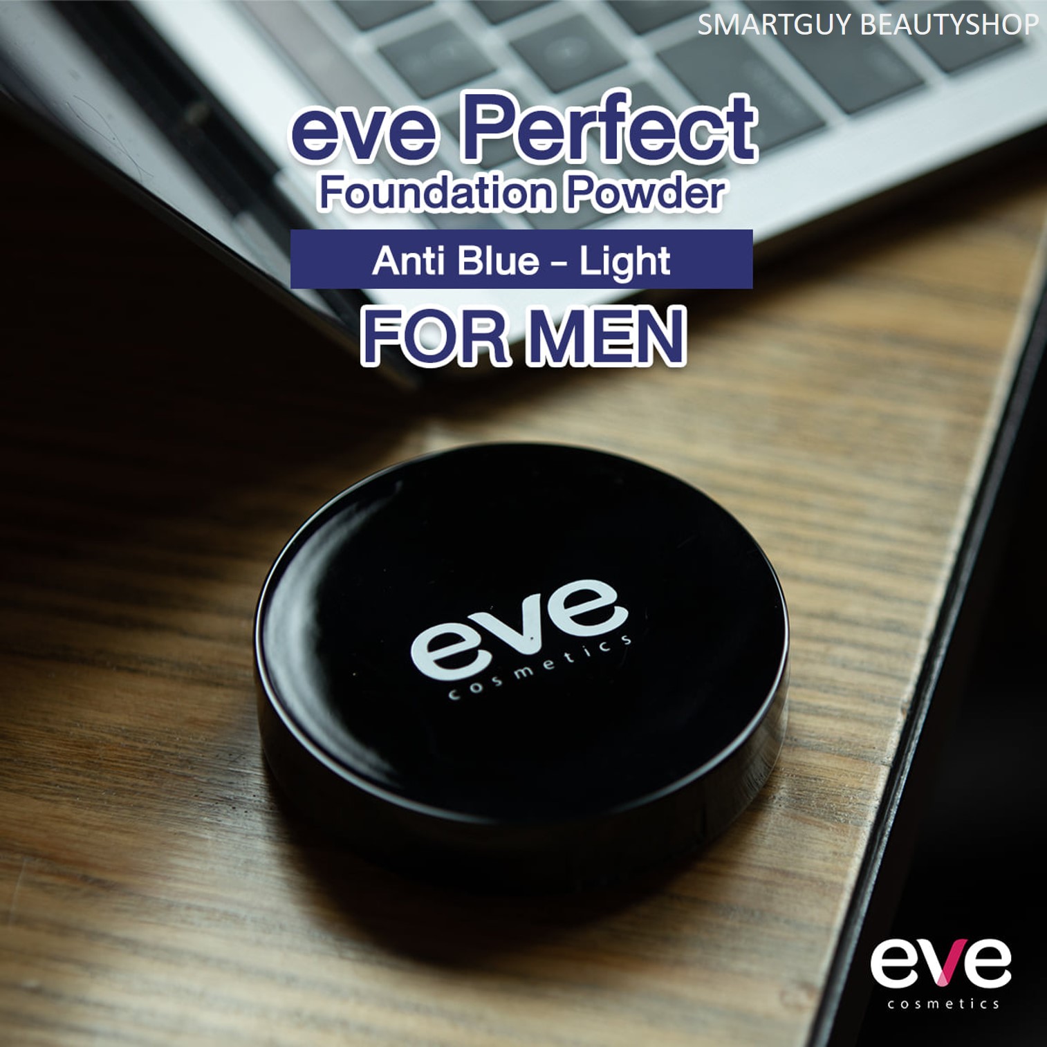 EVE Perfect Foundation Powder 02ผิวขาวเหลือง แป้งพัฟเบลอรูขุมขนเนื้อละเอียดบางเบาพิเศษปรับผิวหน้าเรียบเนียนใสพร้อมการบำรุงและปกป้องผิวหน้า