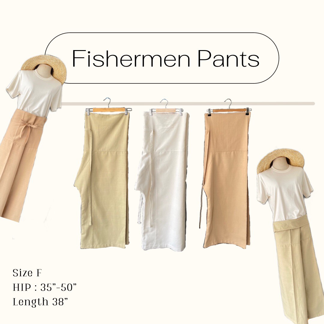 กางเลย์ขายาว มี 3 สีให้เลือก เบจ ออฟไวท์ มิ้น สีปลอดสารพิษ Size: F รับผลิต