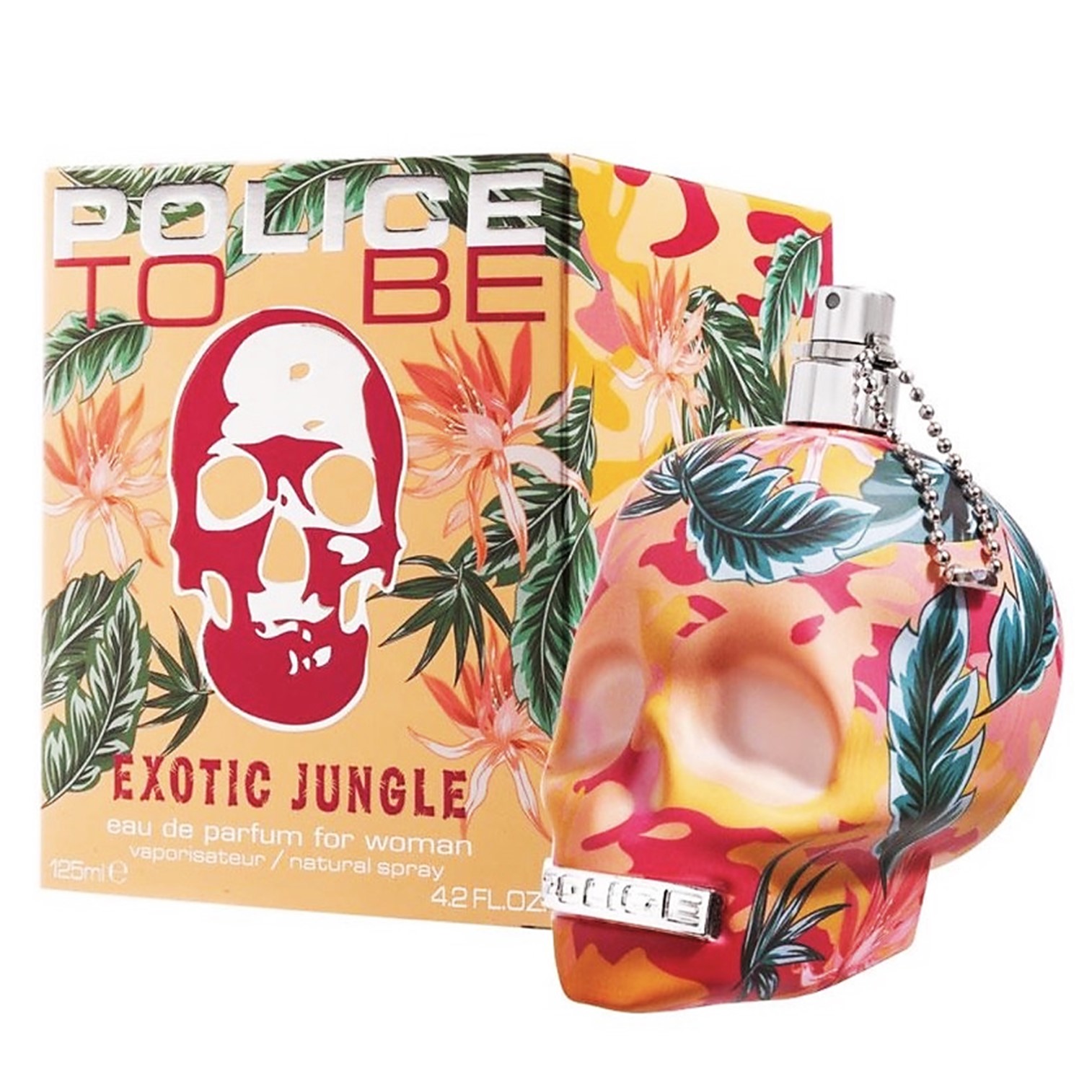 POLICE TO BE EXOTIC JUNGLE Eau De Parfum For Woman 125ml น้ำหอมสำหรับผู้หญิงกลิ่นหอมสุดพิเศษจากแบรนดโปลิสรับประกันลิขสิทธิ์แท้