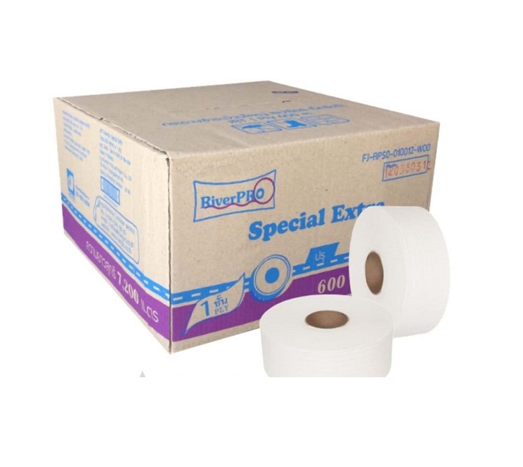 กระดาษชำระม้วนใหญ่ Riverpro Special600
