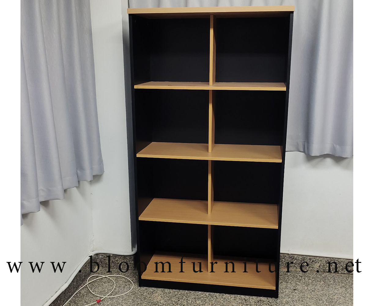 ชั้นเก็บเอกสารทรงสูง 4 ชั้น ทุกชั้นวางแฟ้มได้ ผิวเมลามีน