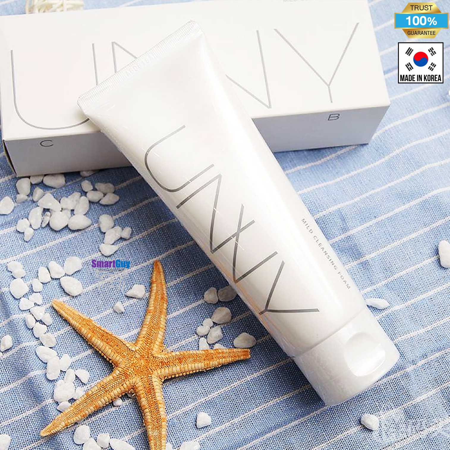 คลีนซิ่งโฟมทำความสะอาดผิวหน้าของแท้จากเกาหลีสูตรพิเศษ CLUB UNNY Mild Cleansing Foam 120g.