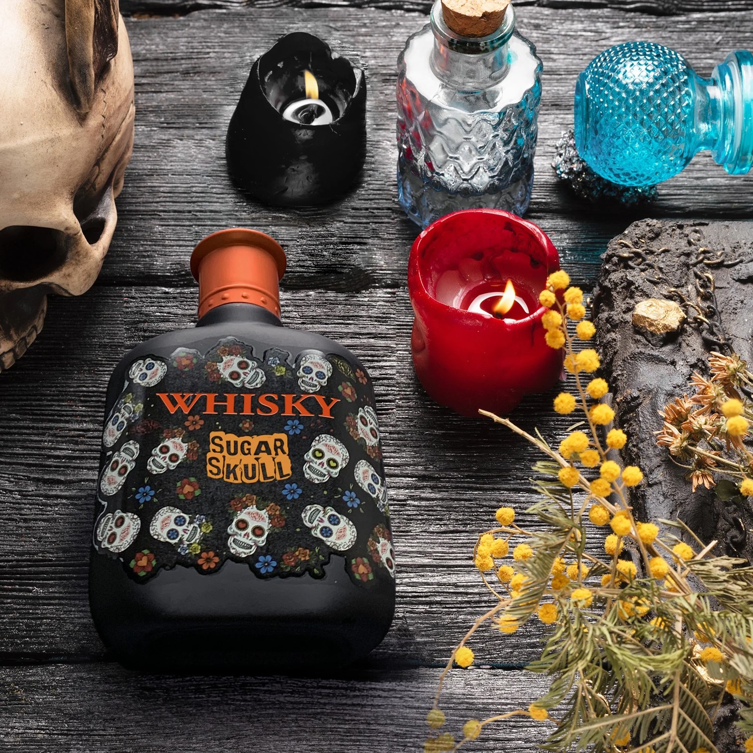 EVAFLORPARIS Whisky Sugar Skull Eau De Toilette 100 ml Perfume Spray Men น้ำหอมลิขสิทธิ์แท้กลิ่นใหม่ล่าสุดรุ่นพิเศษจากวิสกี้สินค้านำเข้าจากต่างประเทศพร้อมส่ง