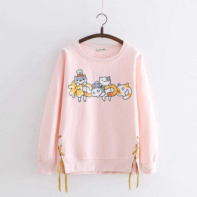 เสื้อแขนยาวจากเกมสุดฮิต เกมเลี้ยงแมว Neko Atsume