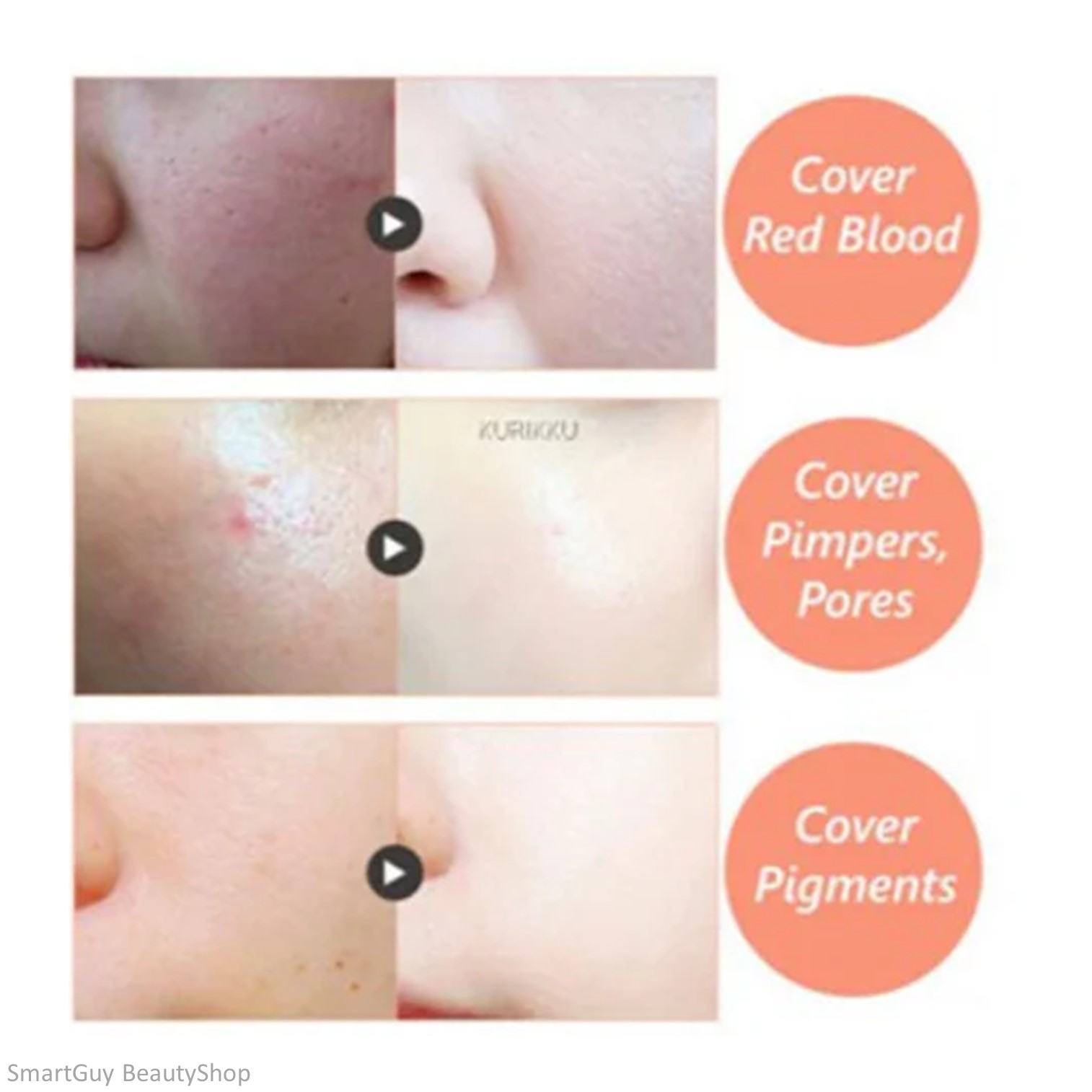 Dr.Rashel 24K Gold collagen CC Cream SPF60 ซีซีครีมสูตรคอลลาเจนผสมทองคำเนื้อบางเบาพร้อมป้องกันแสงแดดในขั้นตอนเดียวสินค้าของแท้พร้อมส่ง