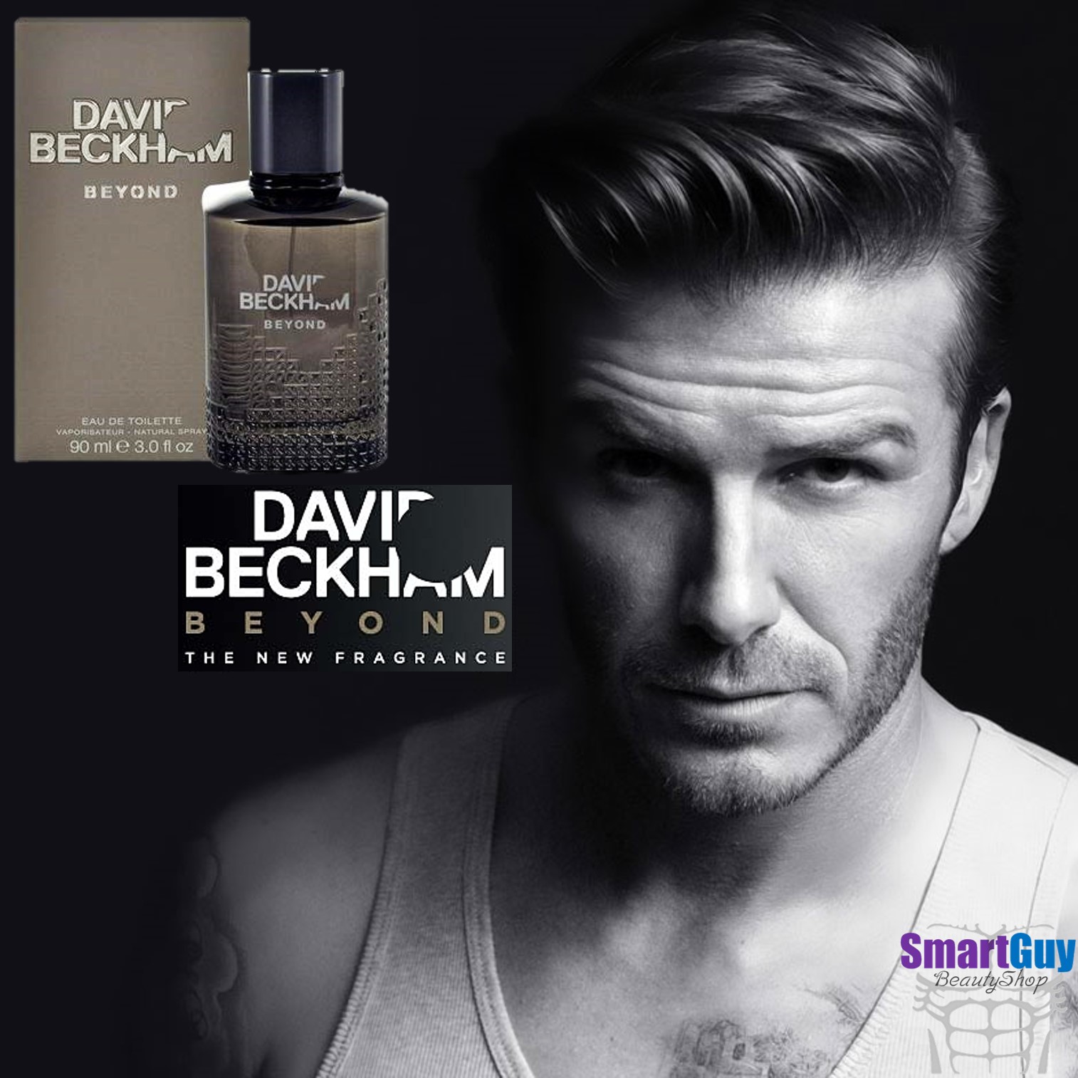 David Beckham BEYOND Eau De Toilette Vaporisateur Spray 90ml. น้ำหอมลิขสิทธิ์แท้จากเดวิด เบคแฮมกลิ่นหอมเย็นสำหรับผู้ชายสปอร์ตแมนผสานความเซ็กซี่น่าค้นหา สินค้านำเข้าของแท้ 100%