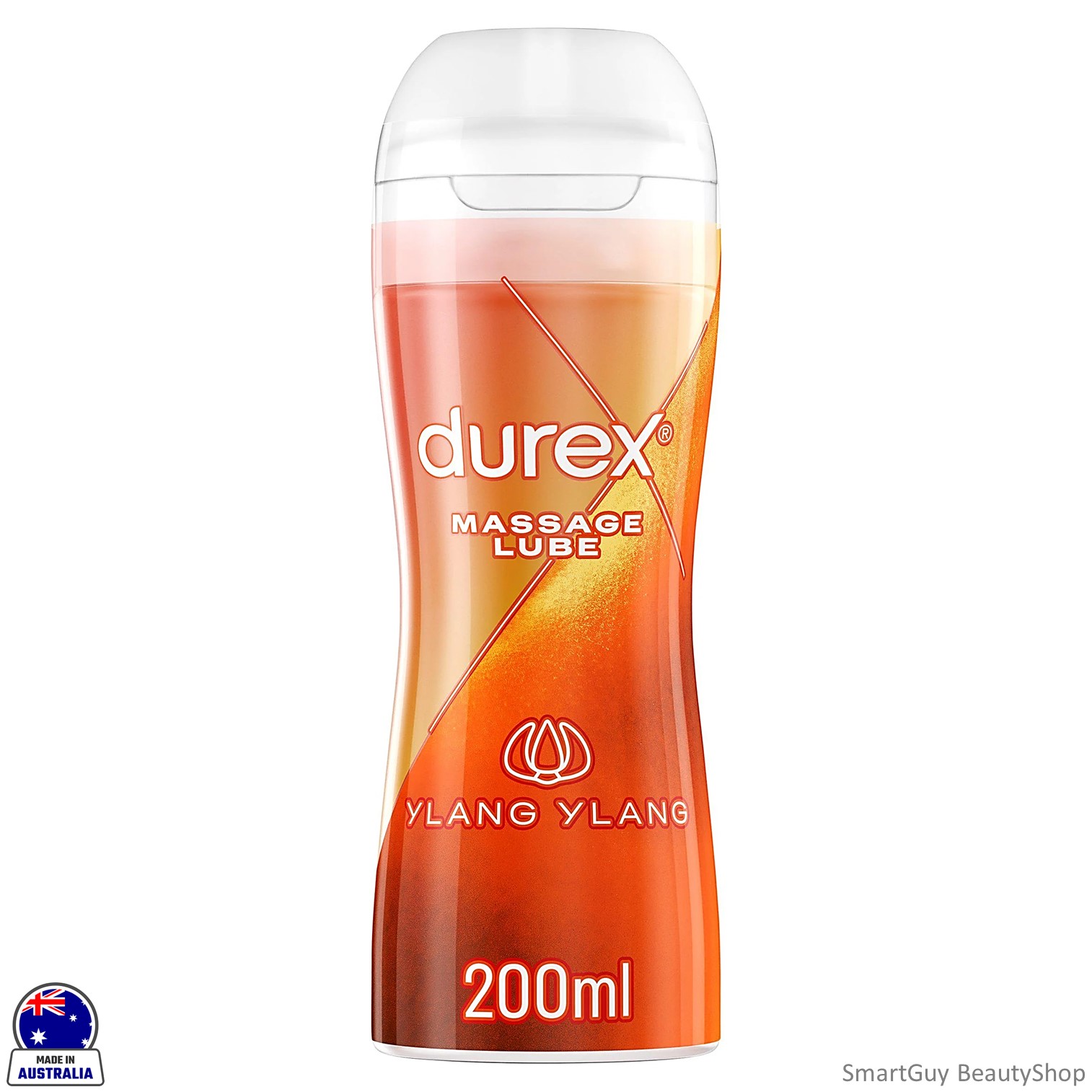 DUREX Play Sensual Massage 2in1 Ylang Ylang 200ml เจลหล่อลื่นเนื้อบางเบาสูตรพิเศษเป็นน้ำมันนวดในตัวสินค้าคุณภาพสูงนำเข้าจากออสเตรเลียของแท้พร้อมส่ง
