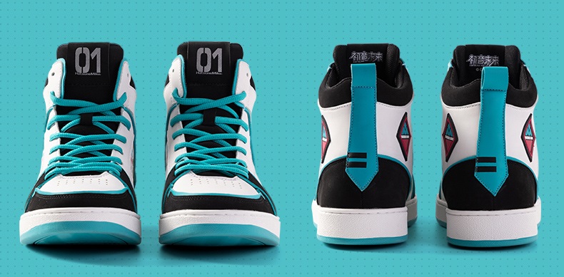 รองเท้าผ้าใบ ลาย Hatsune Miku ฮัตสึเนะ มิกุ