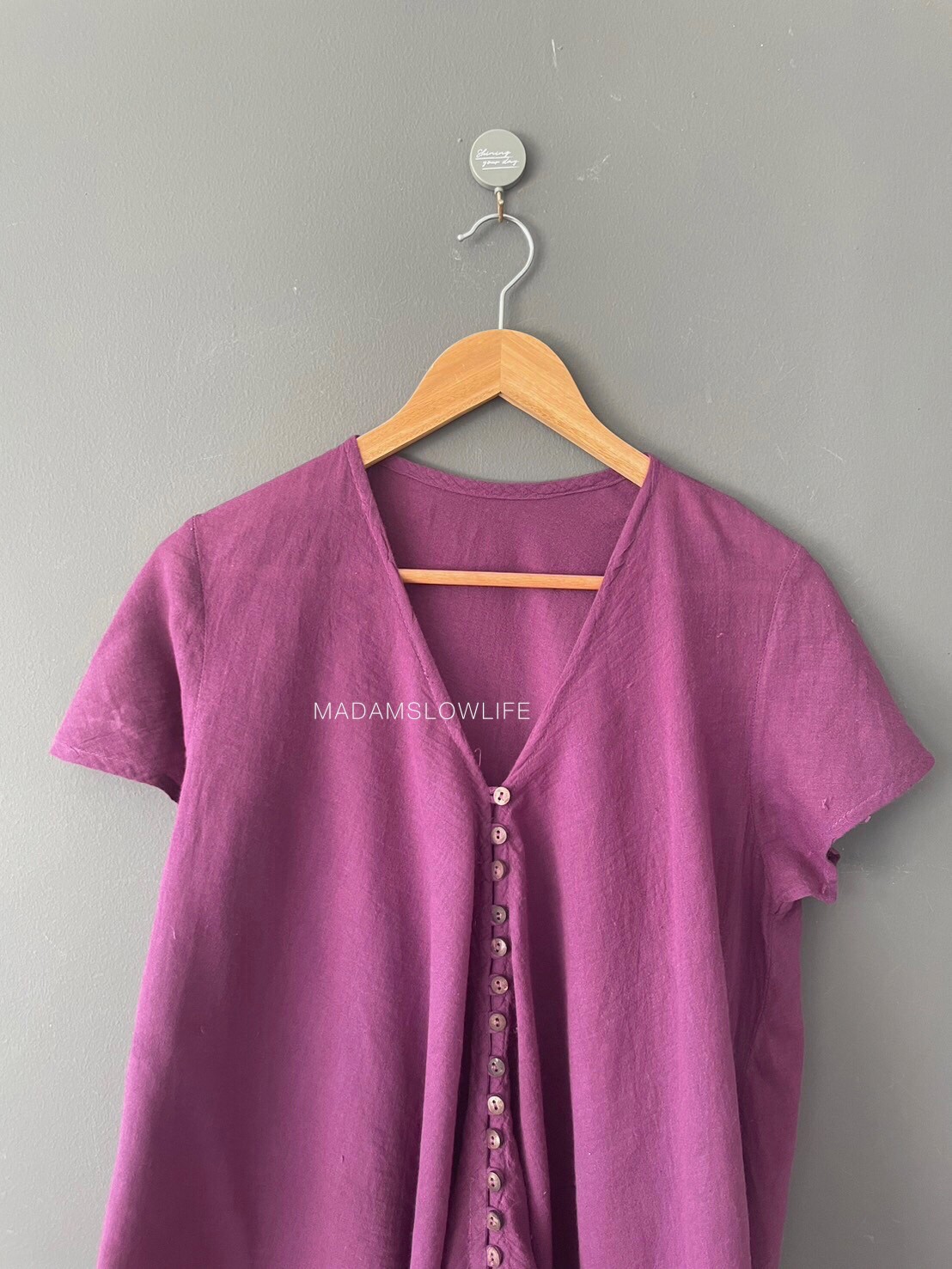 เสื้อผู้หญิง Size F สีม่วง