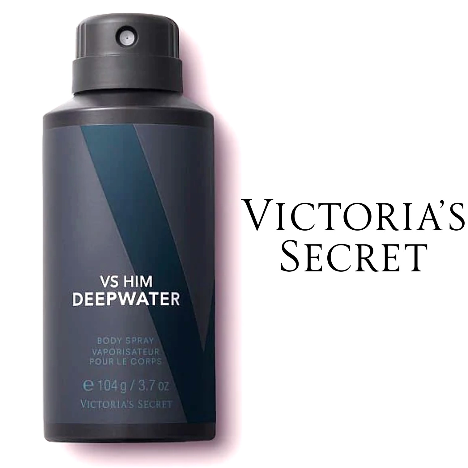 Vs Him DeepWater by Victoria's Secret Body Spray for Men 104ml สเปรย์ระงับกลิ่นกายสำหรับผู้ชายกลิ่นใหม่ล่าสุดลิขสิทธิ์แท้จากช็อปวิคตอเรียซีเคร็ท