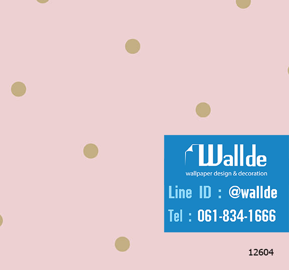 วอลเปเปอร์ห้องเด็ก วอลเปอร์ลายการ์ตูน ลายจุด