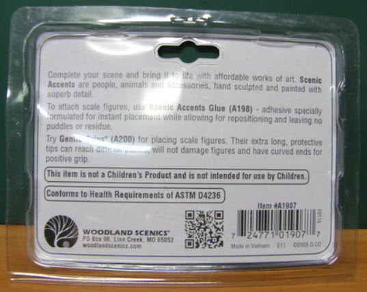 โมเดลชุดนักกอล์ฟ 7 ชิ้น สเกล 1:87 (Woodland)