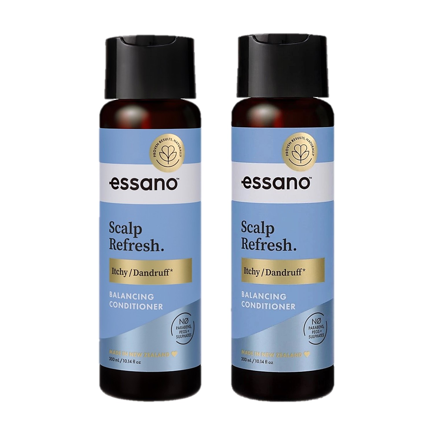 Essano Scalp Refresh Balancing Shampoo+Conditioner 300mlX2 ชุดผลิตภัณฑ์แชมพูและครีมนวดผมสูตรพรีเมี่ยมจากออสเตรเลียของแท้