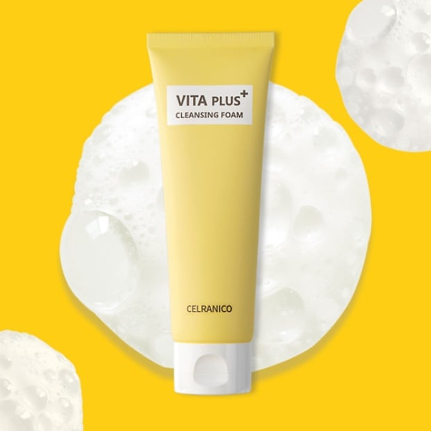 CELRANICO VITA PLUS CLEANSING FOAM 120ML คลีนซิ่งทำความสะอาดผิวหน้าสูตรพิเศษของแท้จากเกาหลีพร้อมส่ง