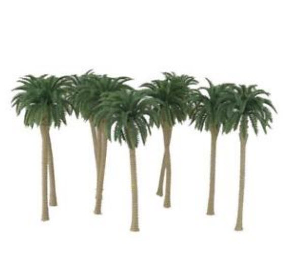 ต้นปาล์ม (Palm tree) สูง 16 ซ.ม. / ชุด 5 ต้น