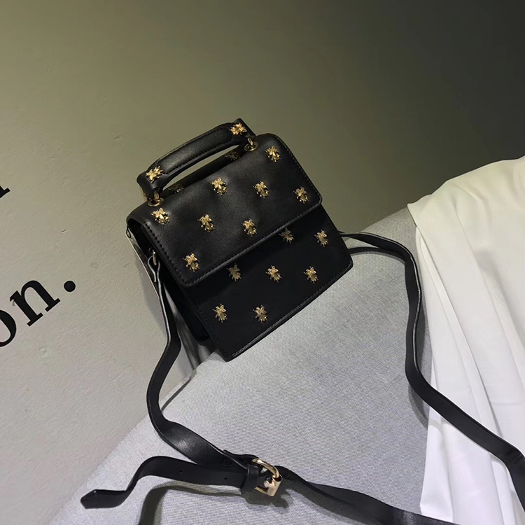 Zara Metallic Bug Detail Crossbody Bag