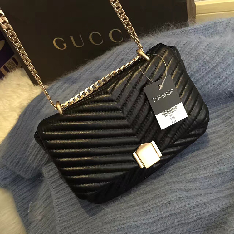 Topshop OBI Quilted Crossbody Bag