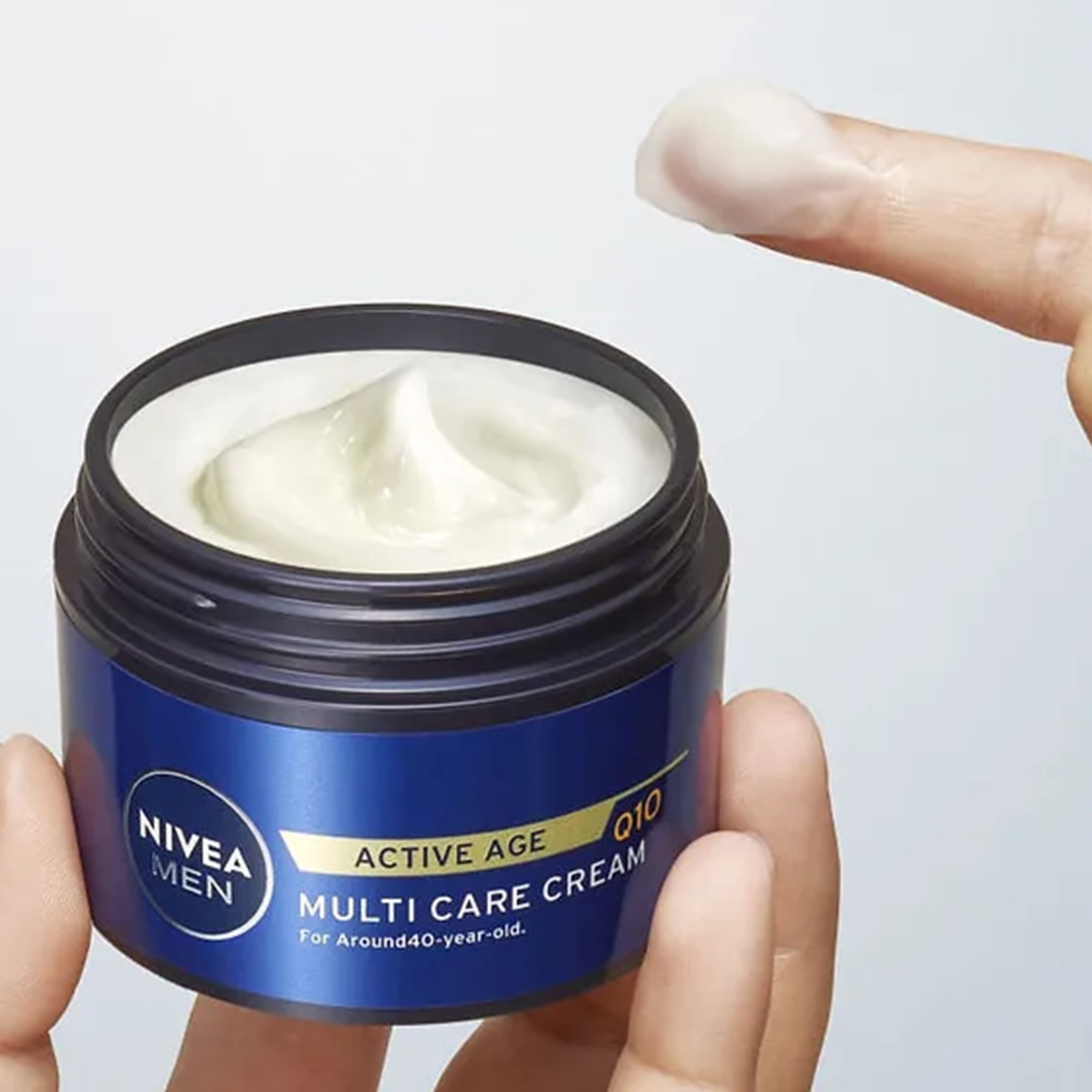 Nivea Men Active Age Multi Care Cream 85g ผลิตภัณฑ์ครีมบำรุงผิวหน้าผู้ชายสูตรพรีเมี่ยมแลดูอ่อนกว่าวัยจากญี่ปุ่นของแท้พร้อมส่ง