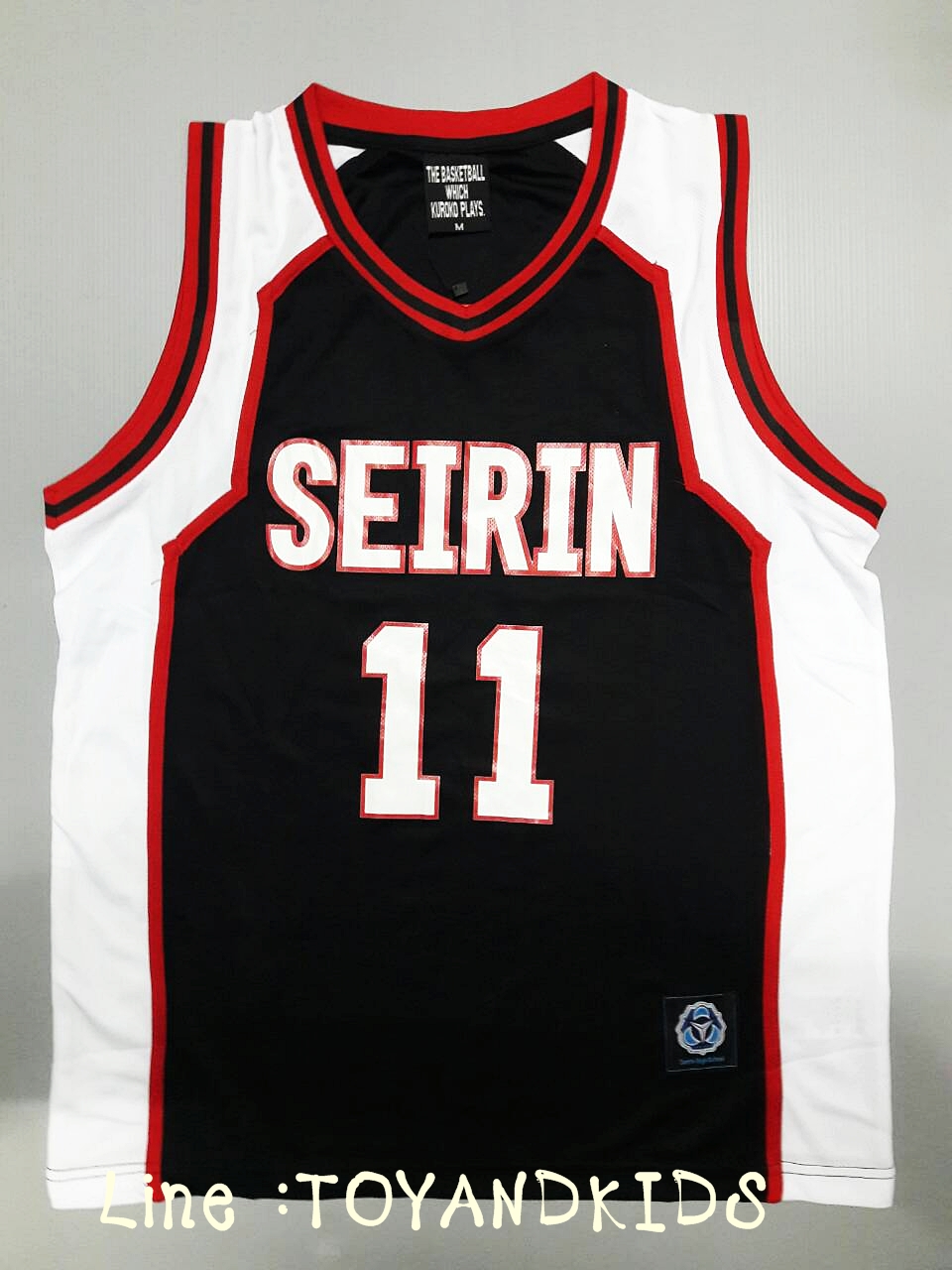 ชุดบาส SEIRIN No.11 สีดำ V1