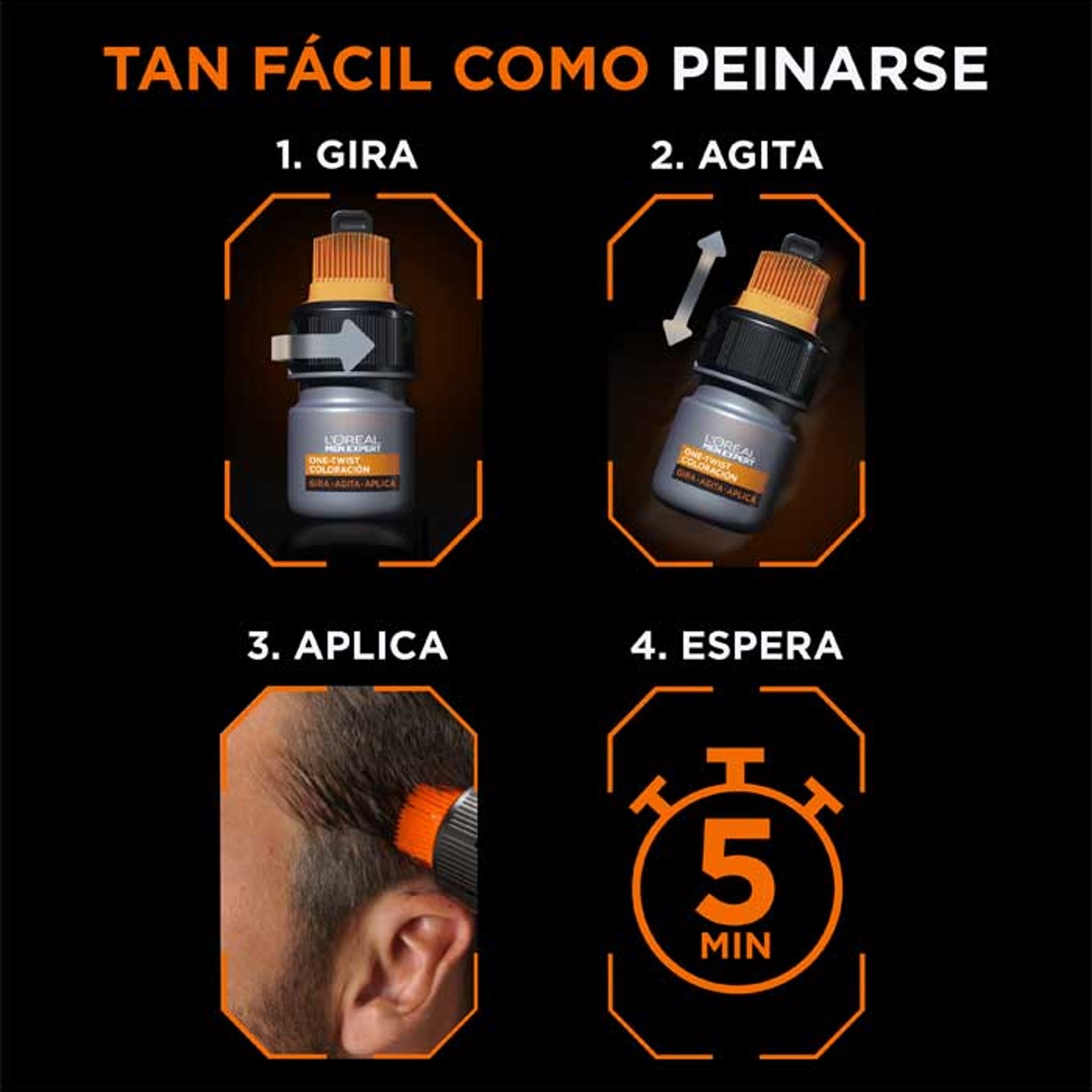 L'Oreal Paris Men Expert Semi Permanent Hair Colour 03 Dark Brown ผลิตภัณฑ์เปลี่ยนสีผมสำหรับผู้ชายสูตรพิเศษจากลอรีอัลปารีส