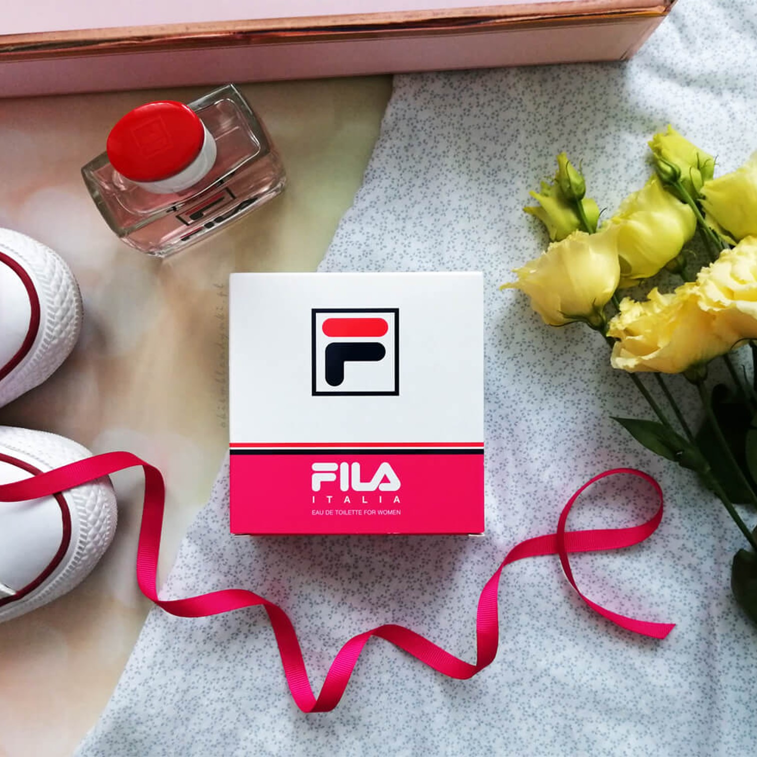 FILA Italia Eau De Toilette For Women 100ml น้ำหอมสำหรับผู้หญิงกลิ่นใหม่ล่าสุดจากฟีล่าสินค้านำเข้ารับประกันลิขสิทธิ์แท้