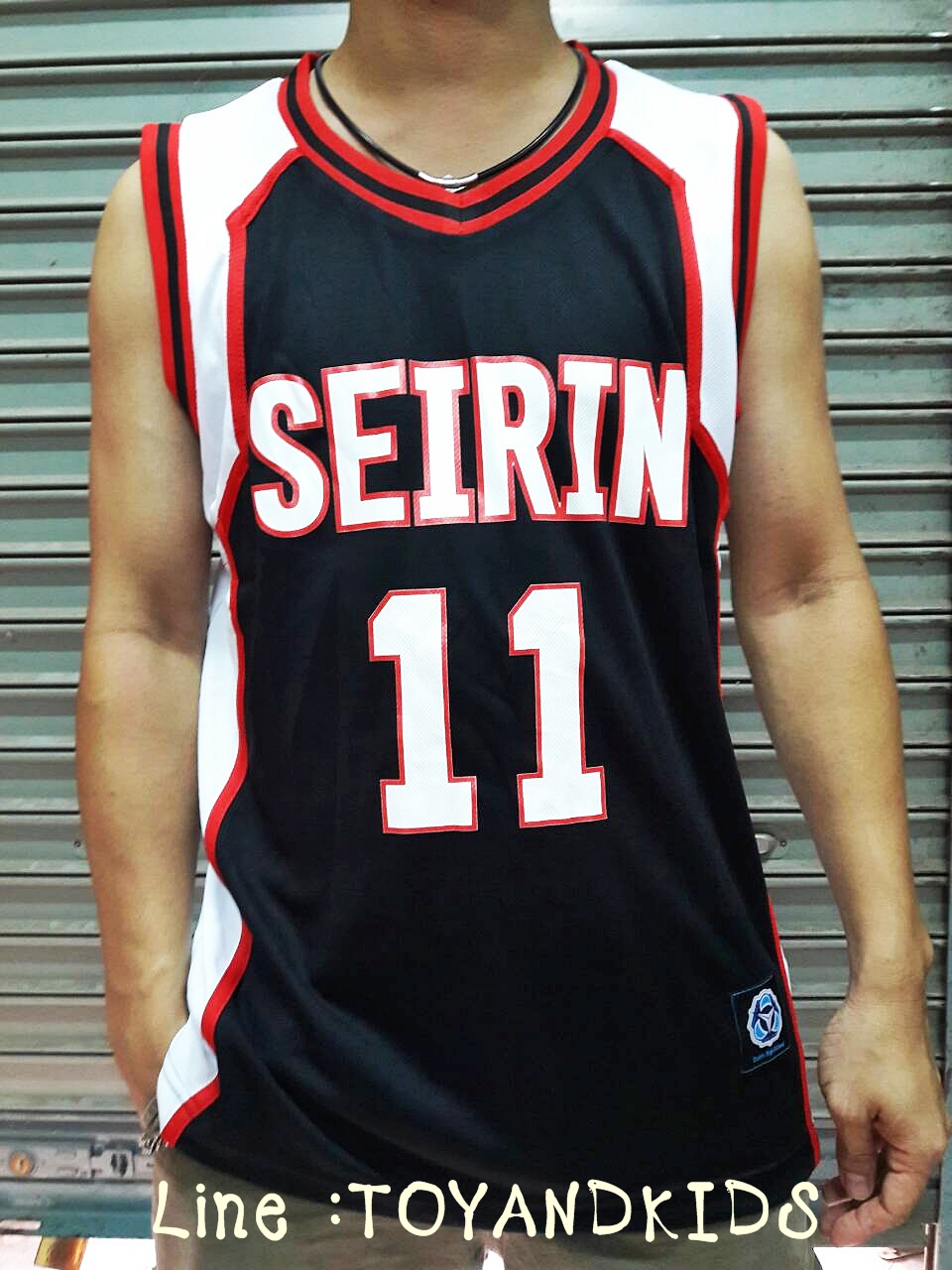 ชุดบาส SEIRIN No.11 สีดำ V1